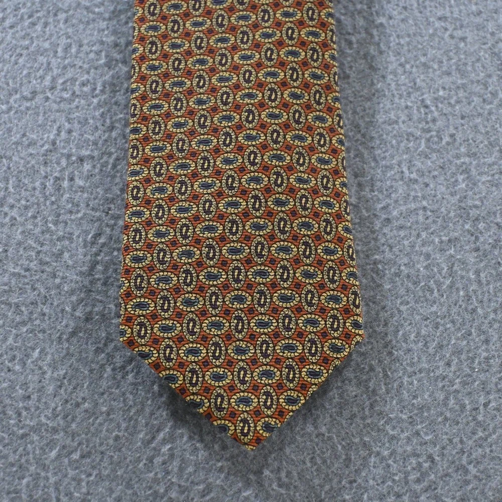 Brooks Brothers Mens Makers and Merchants Silk Tie Lot 3 OS Multi Color Pattern